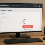 how to upload video on camwhore