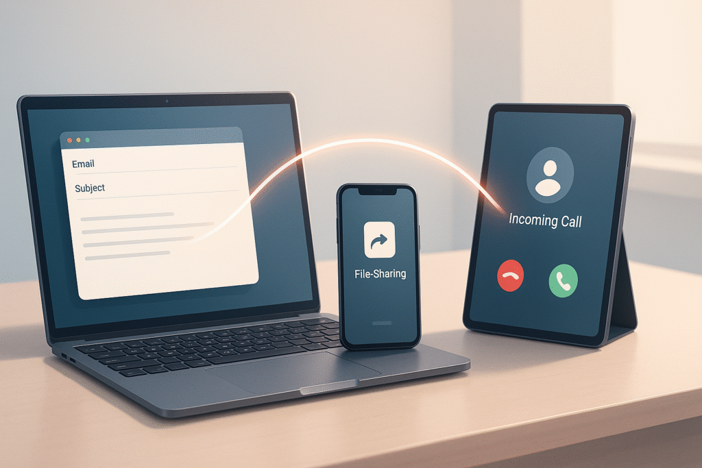 each computer has their own tabletphone and they emphiziz